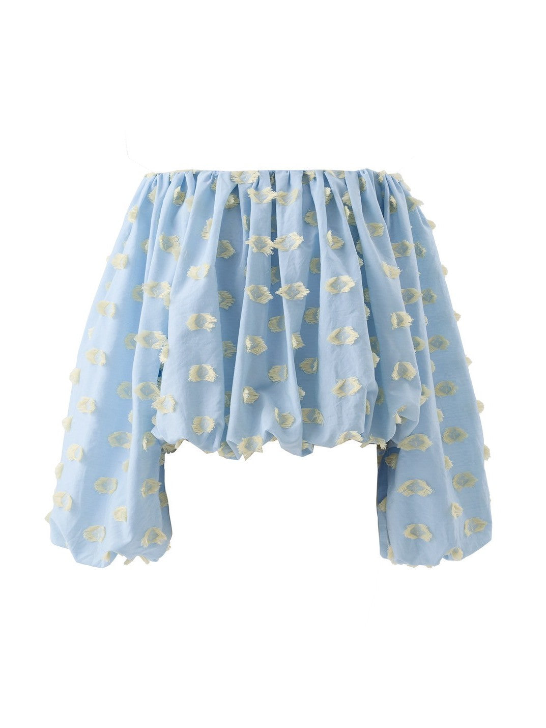 Daniele Off-the-Shoulder Jacquard Blouse