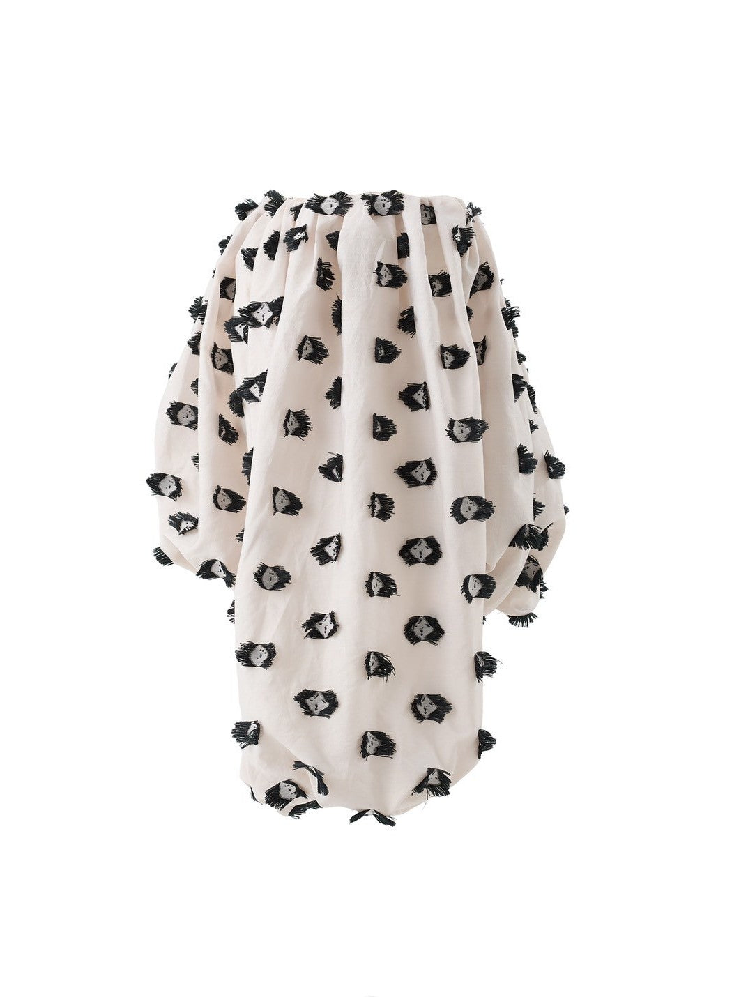 Daniele Off-the-Shoulder Jacquard Blouse