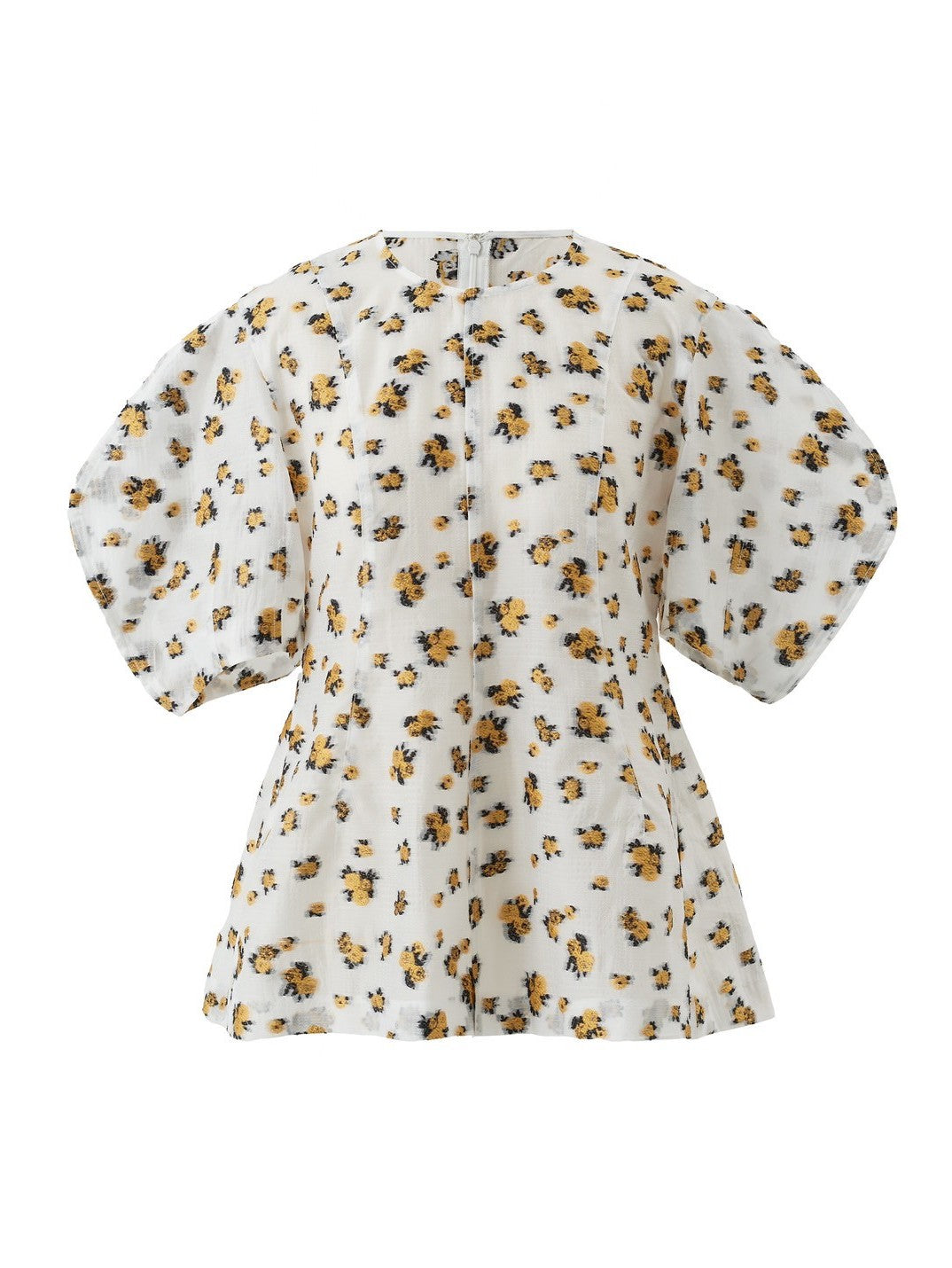 フラワージャガードトップス Floran