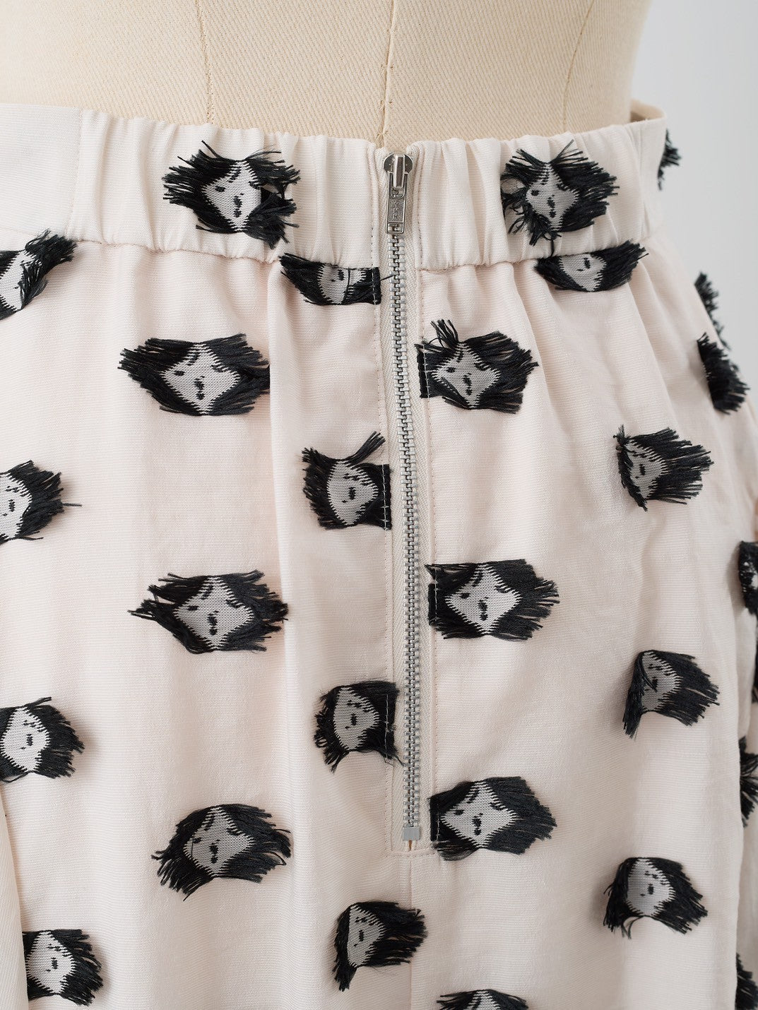 Louise Jacquard Skirt - Sax