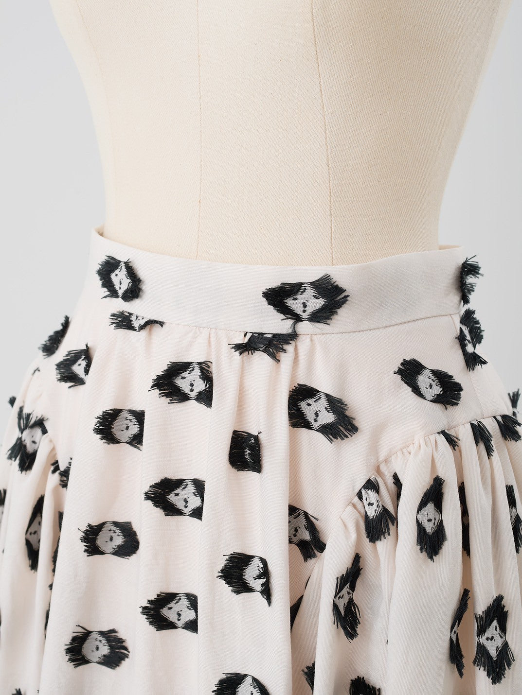 Louise Jacquard Skirt - Sax