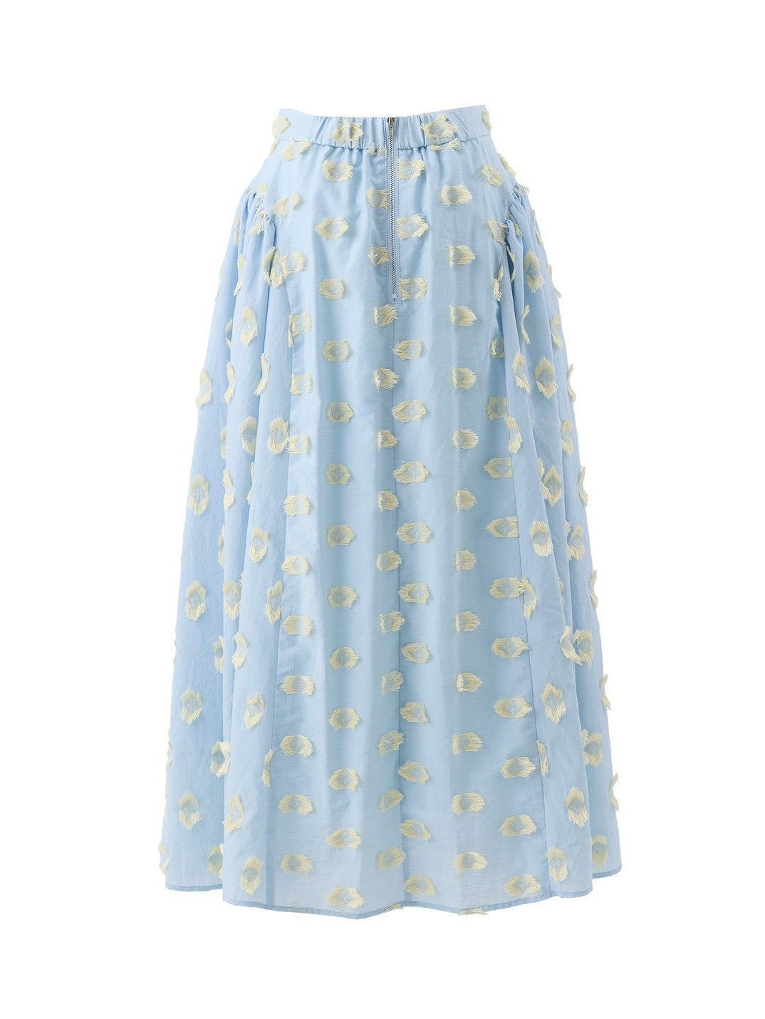 Louise Jacquard Skirt - Sax