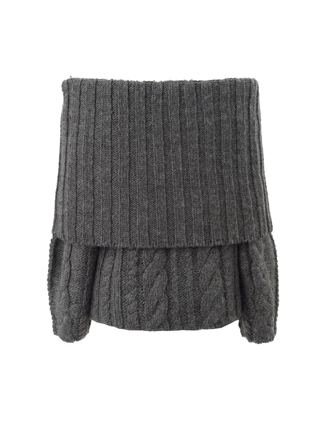 オフショルケーブルニット Malou