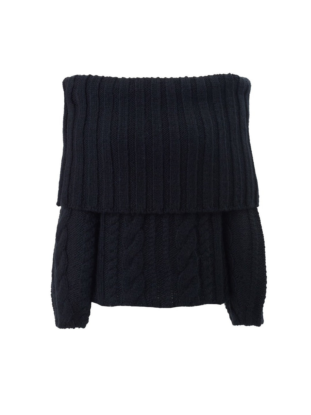 オフショルケーブルニット Malou