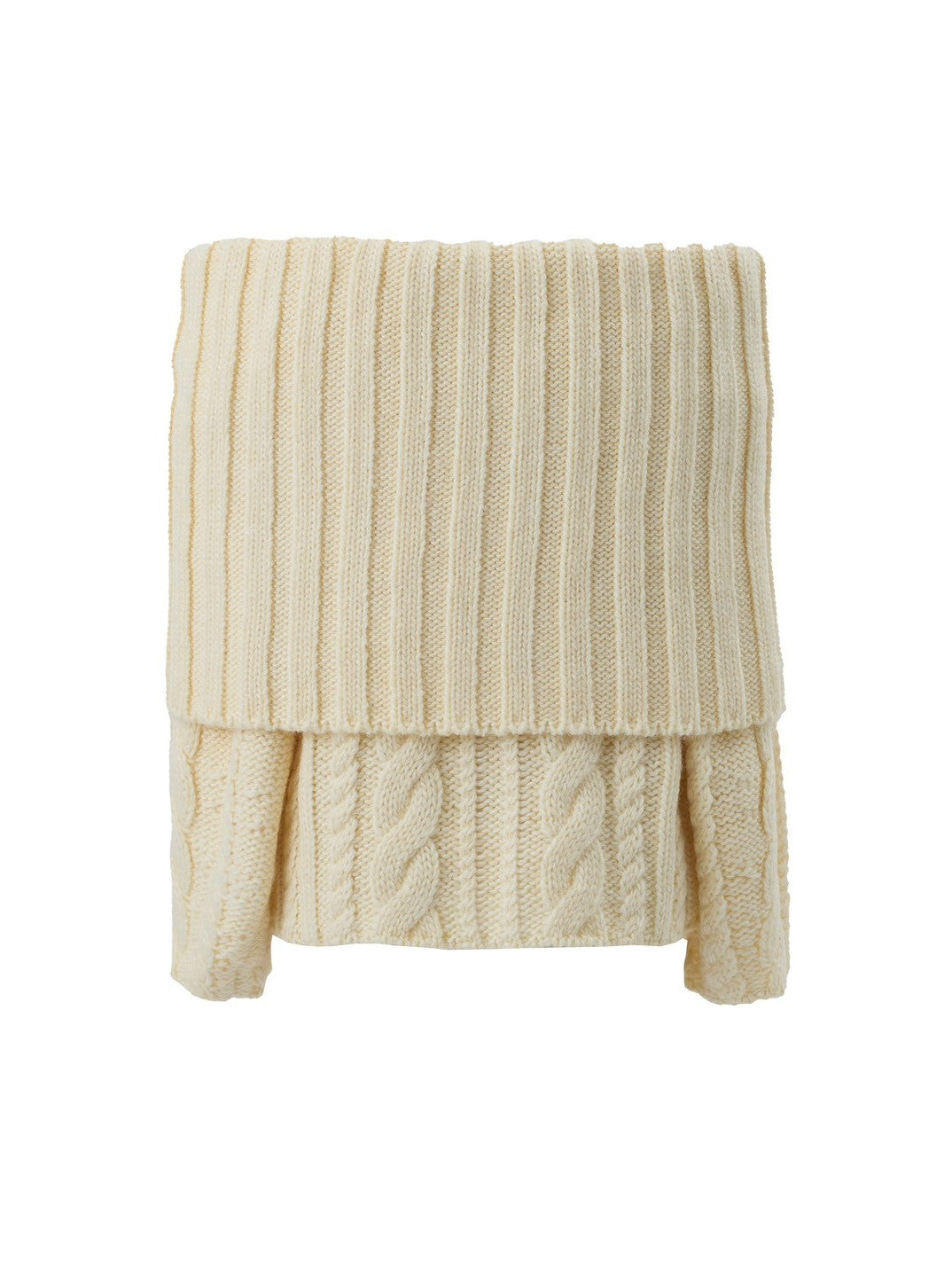 オフショルケーブルニット Malou