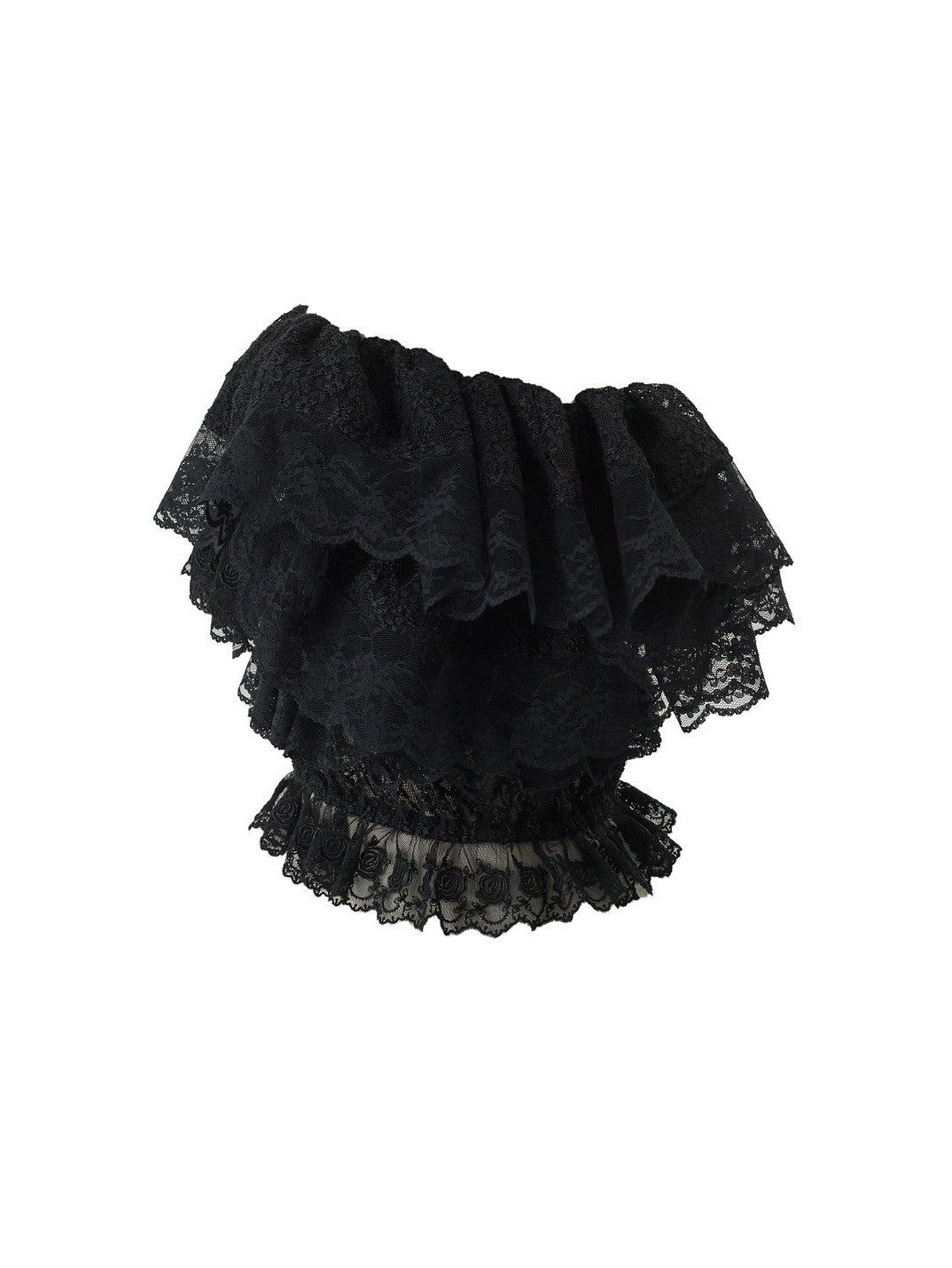 Off-the-shoulder lace blouse Maruru