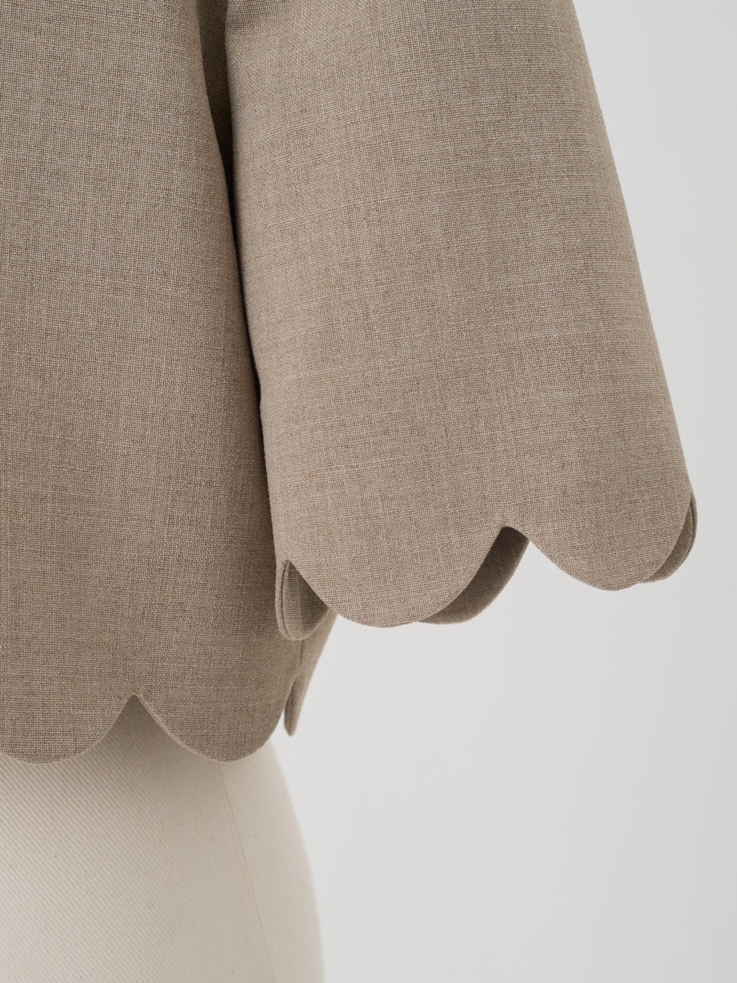 Raphael scallop jacket