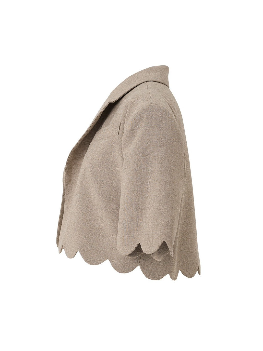 Raphael scallop jacket