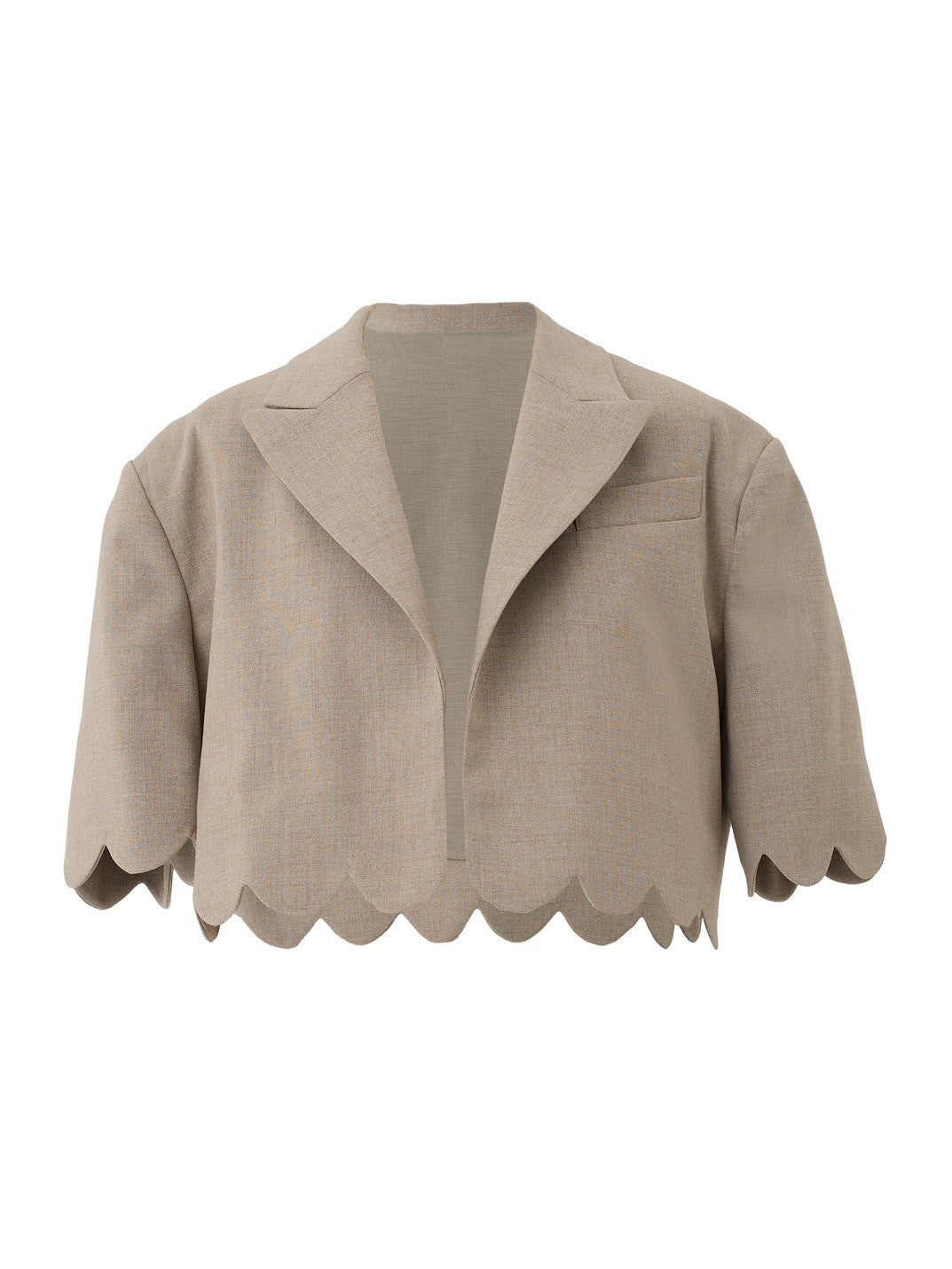 Raphael scallop jacket