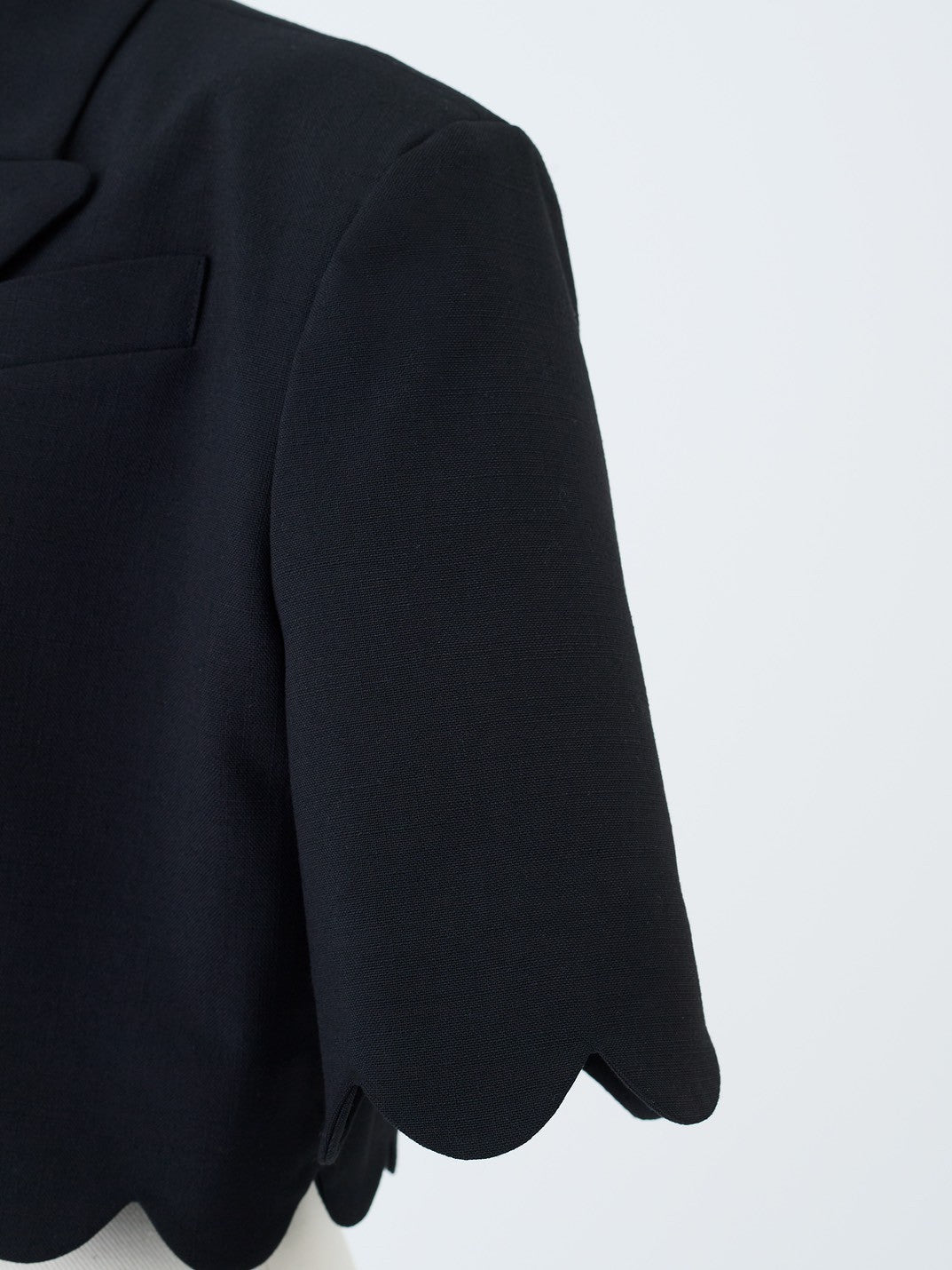 Raphael scallop jacket