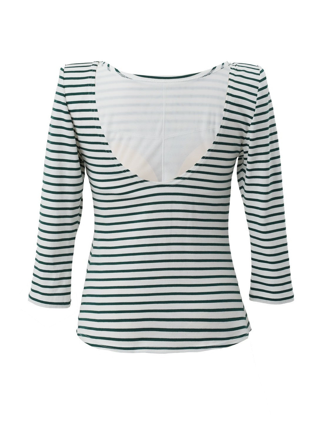 Back-open striped top by Renald