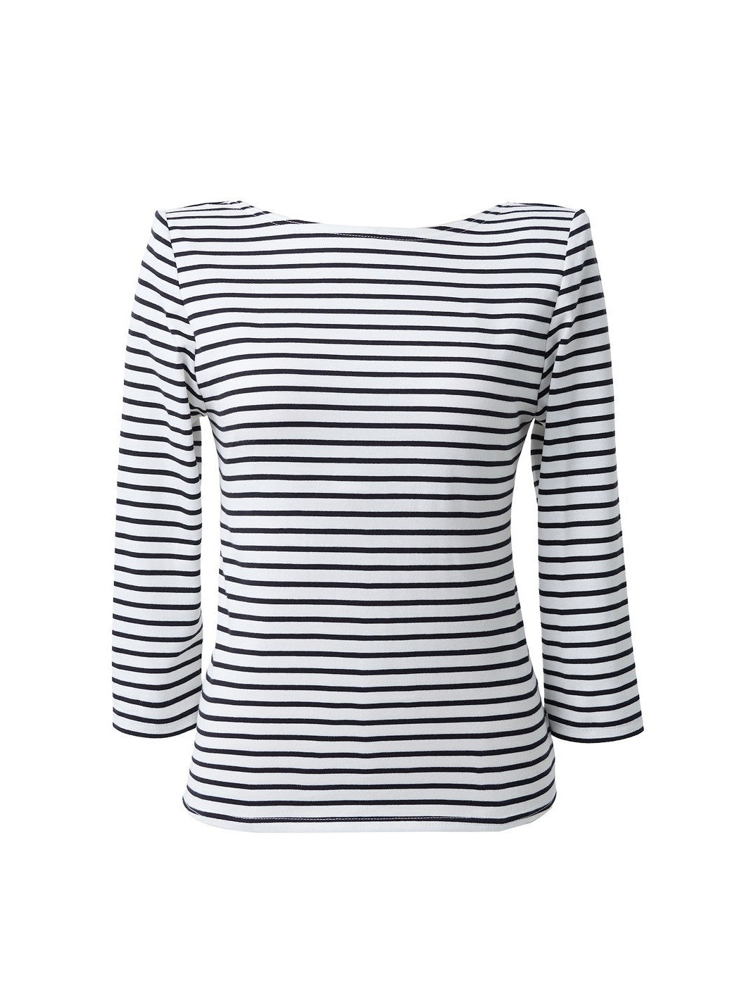 Back-open striped top by Renald
