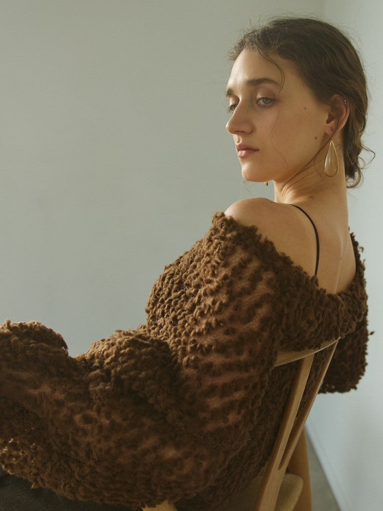 Samuel See-through Popcorn Knit