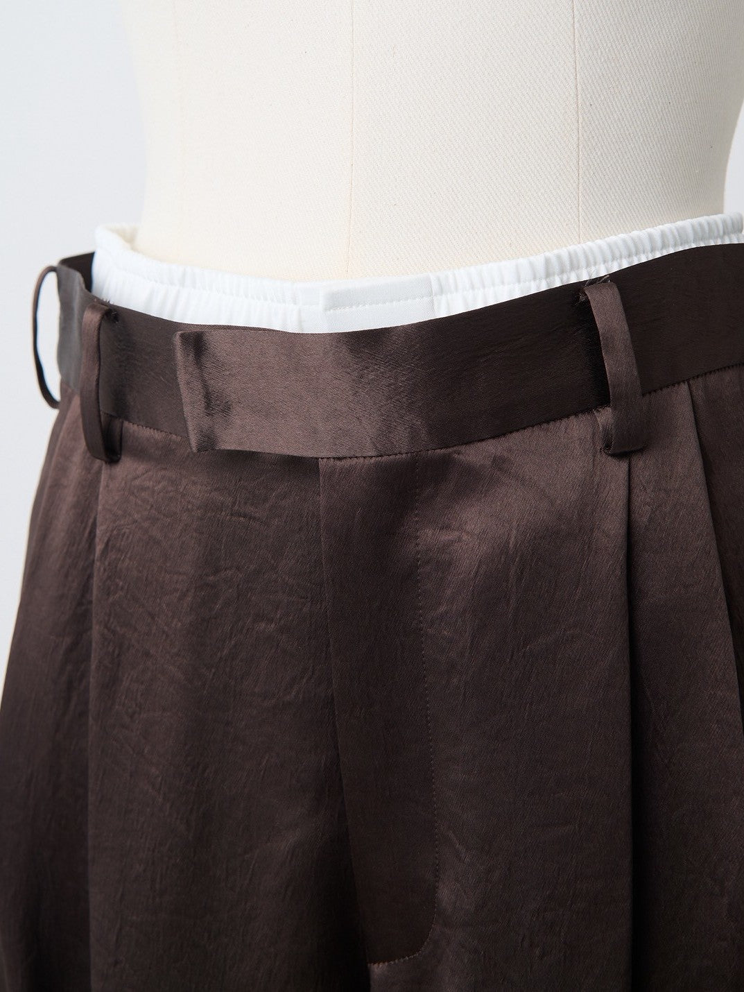 ボクサーレイヤードサテンパンツ Sandy