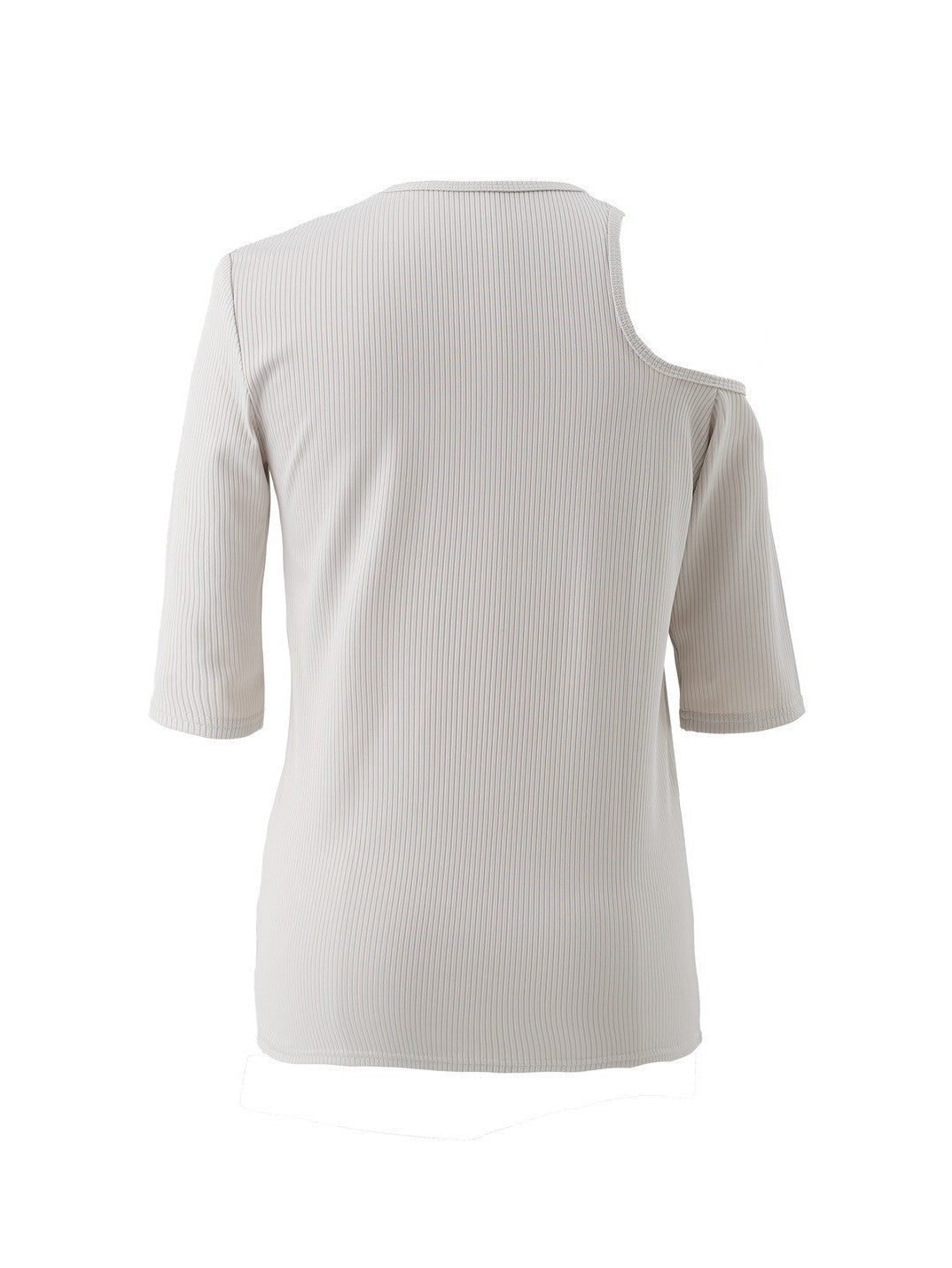 ワンショルダーオープンTシャツ muru