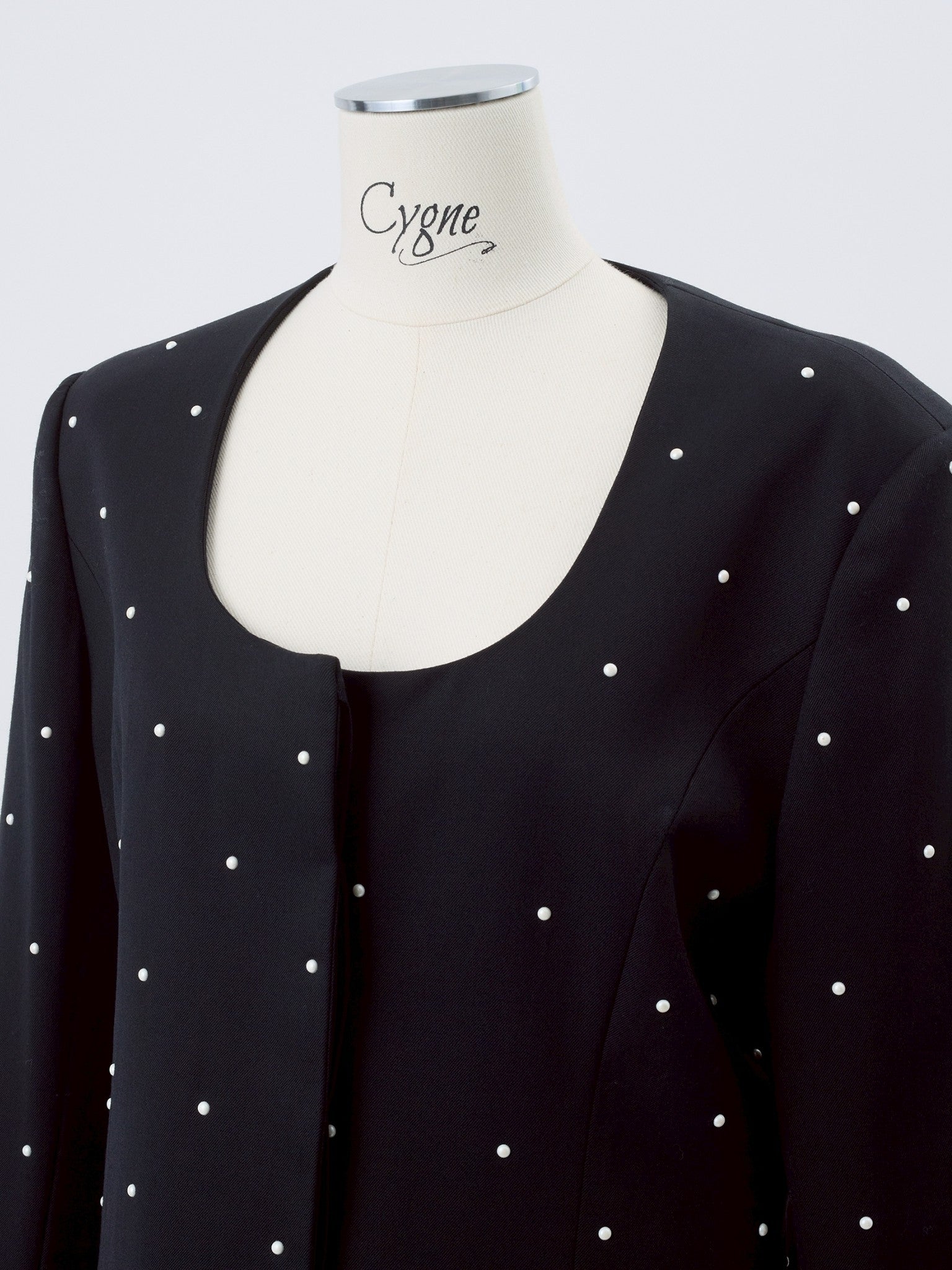 パールUネックジャケット Raoul