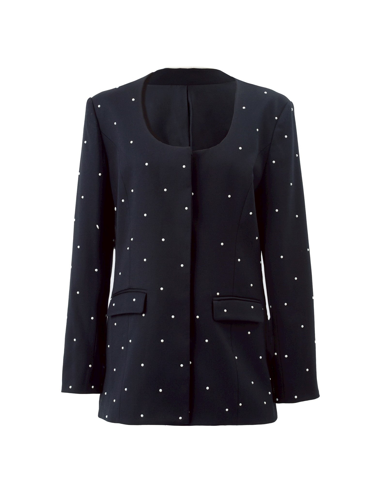 パールUネックジャケット Raoul