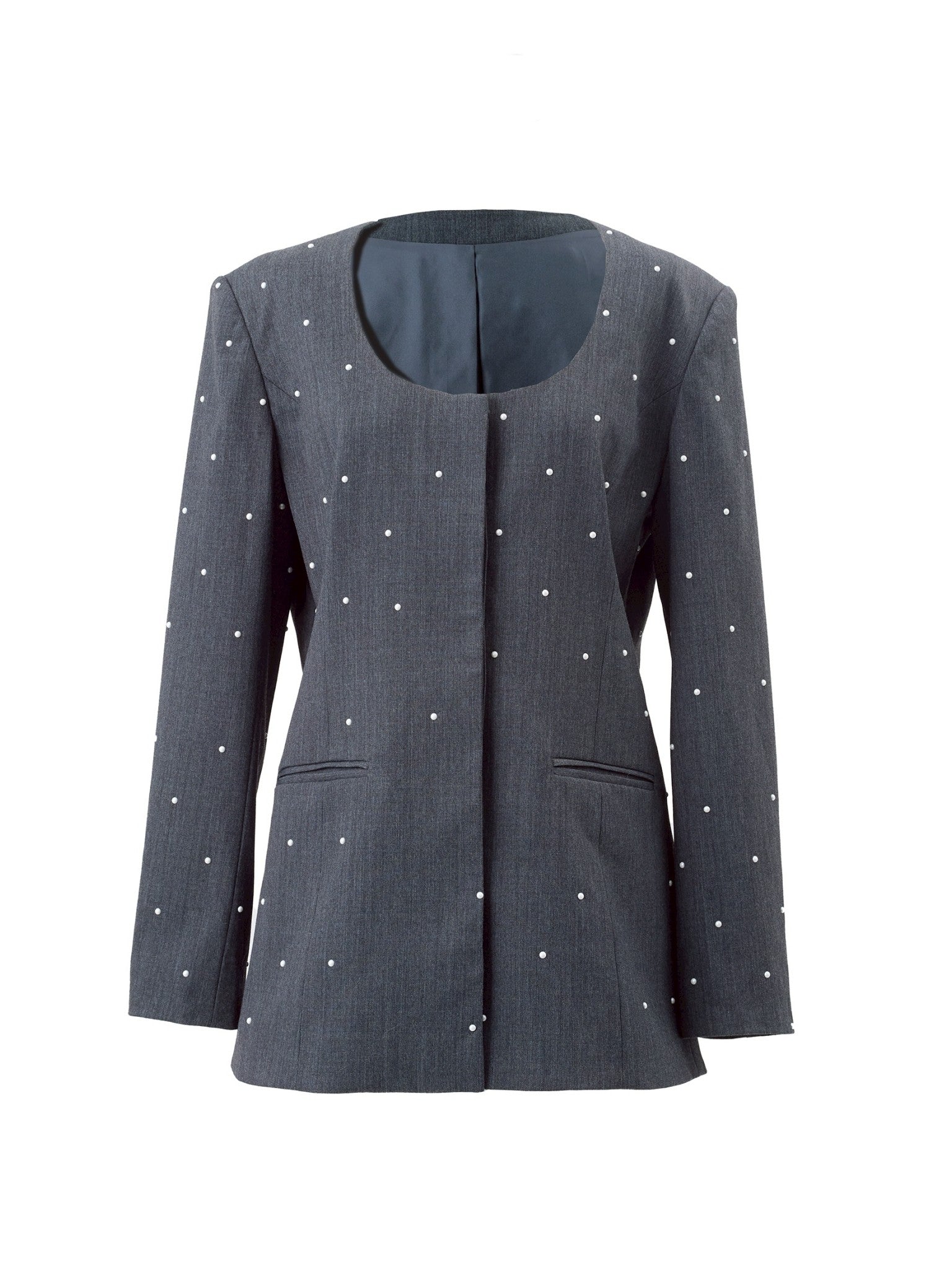 パールUネックジャケット Raoul