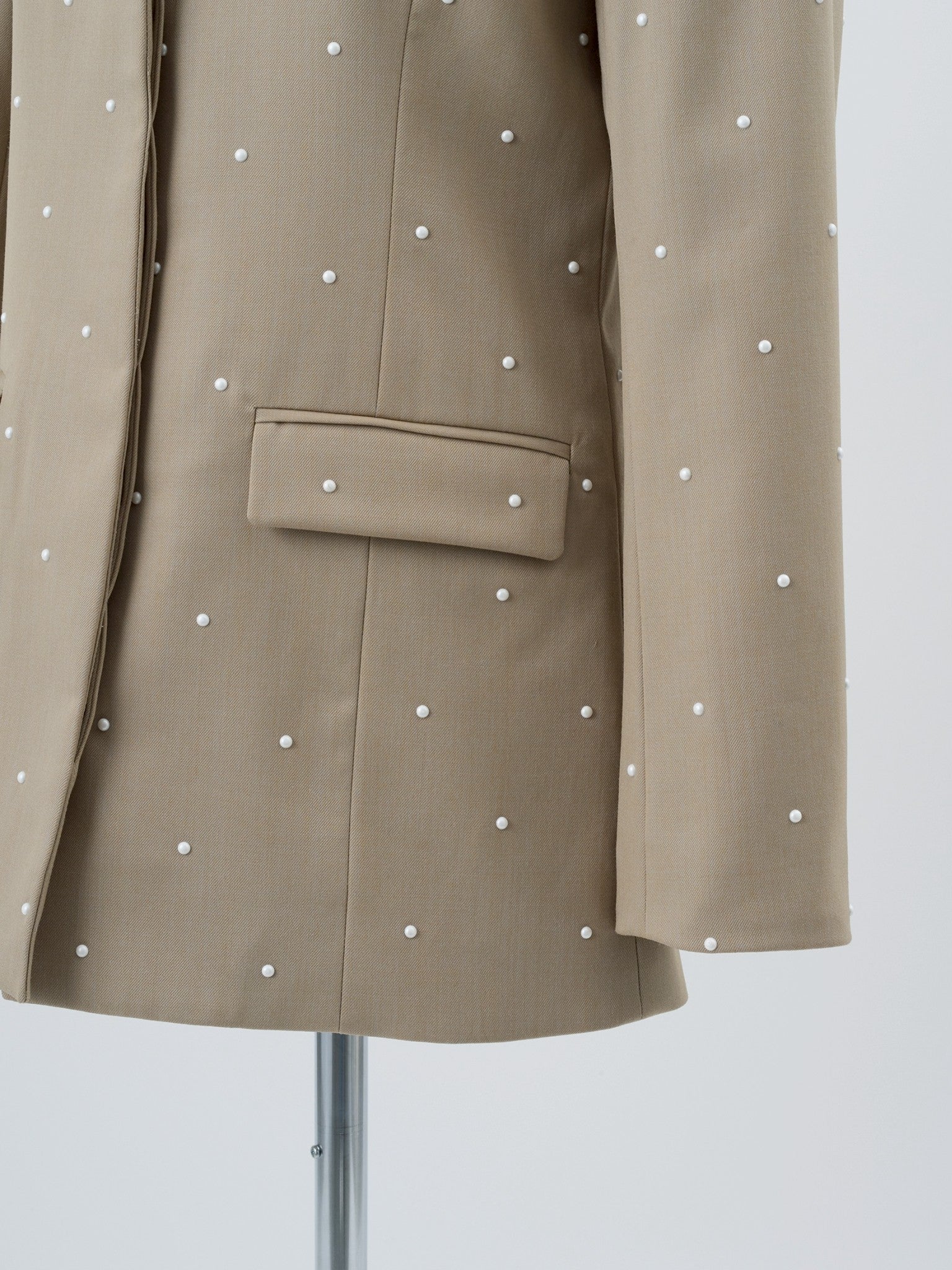 パールUネックジャケット Raoul