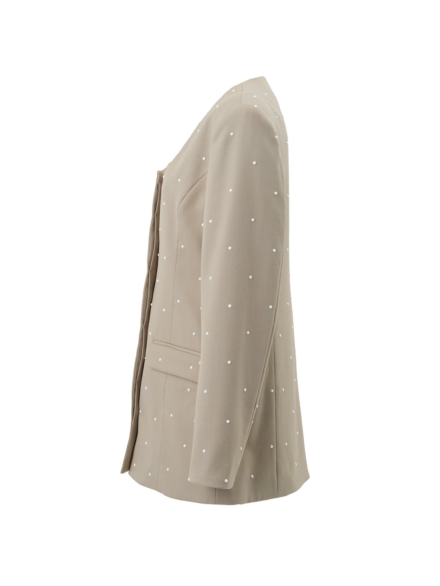 パールUネックジャケット Raoul