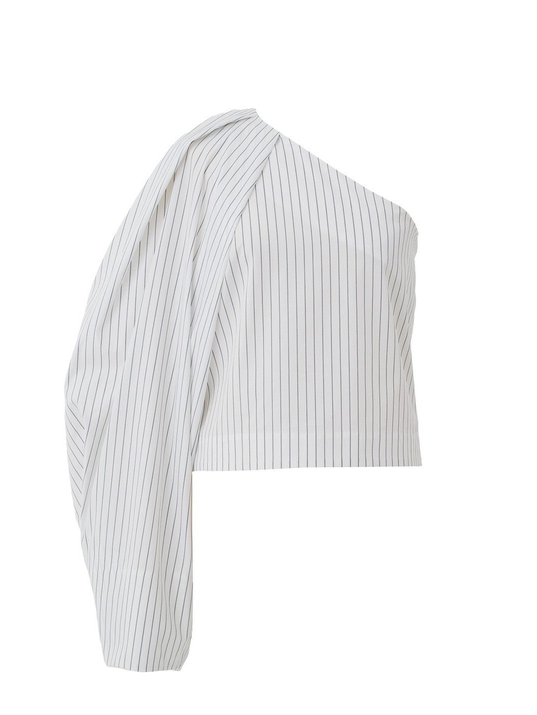 Veronica One-Shoulder Ribbon Top