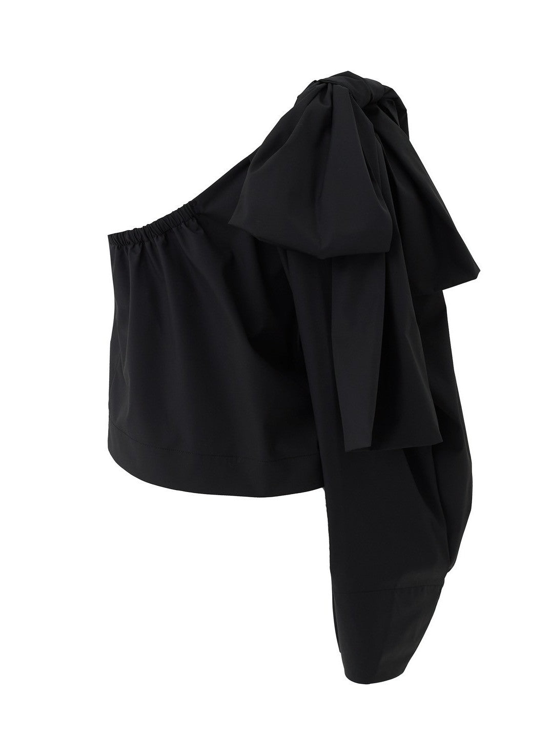 Veronica One-Shoulder Ribbon Top