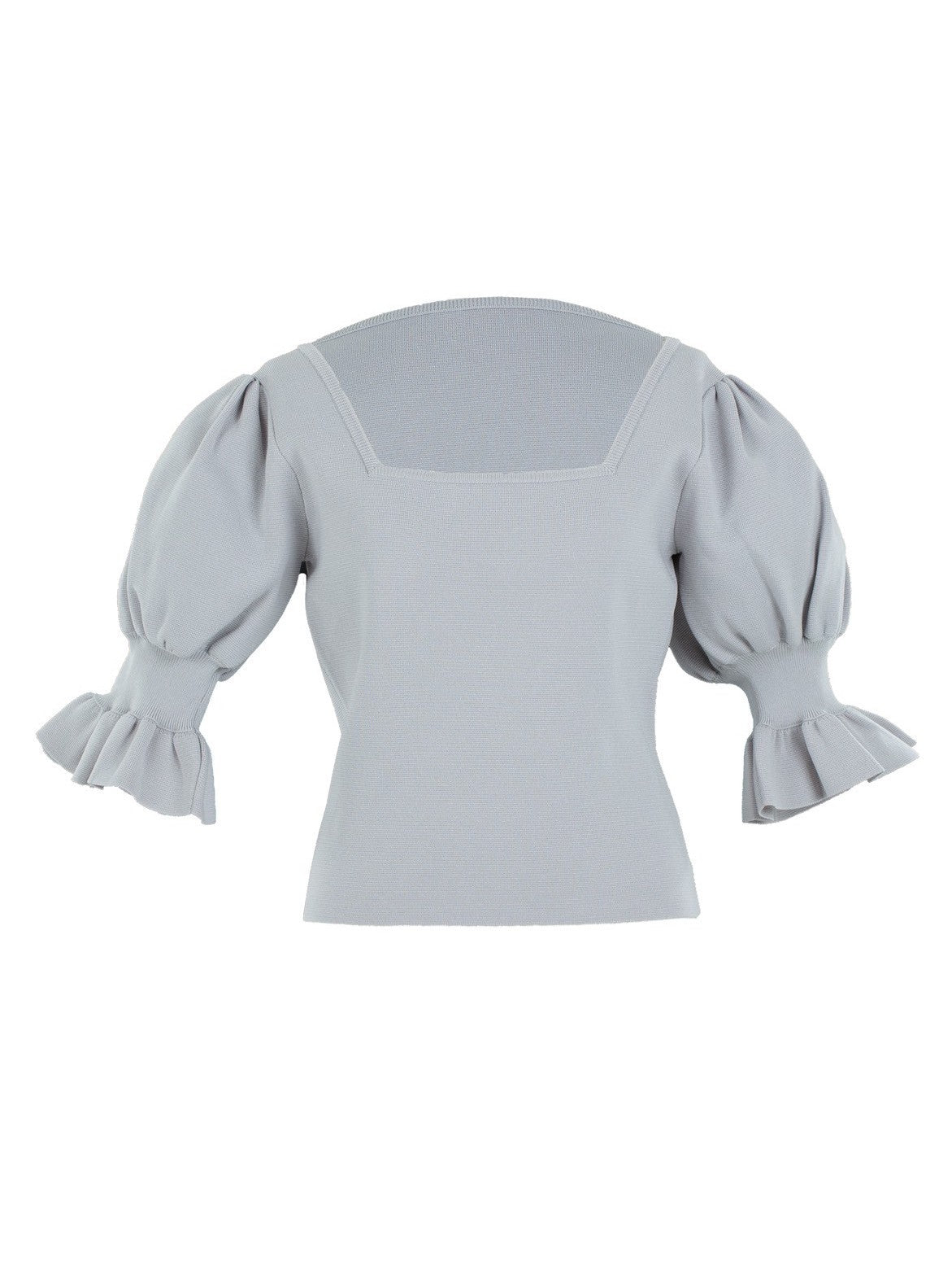 Square Puff Sleeve Knit Victor