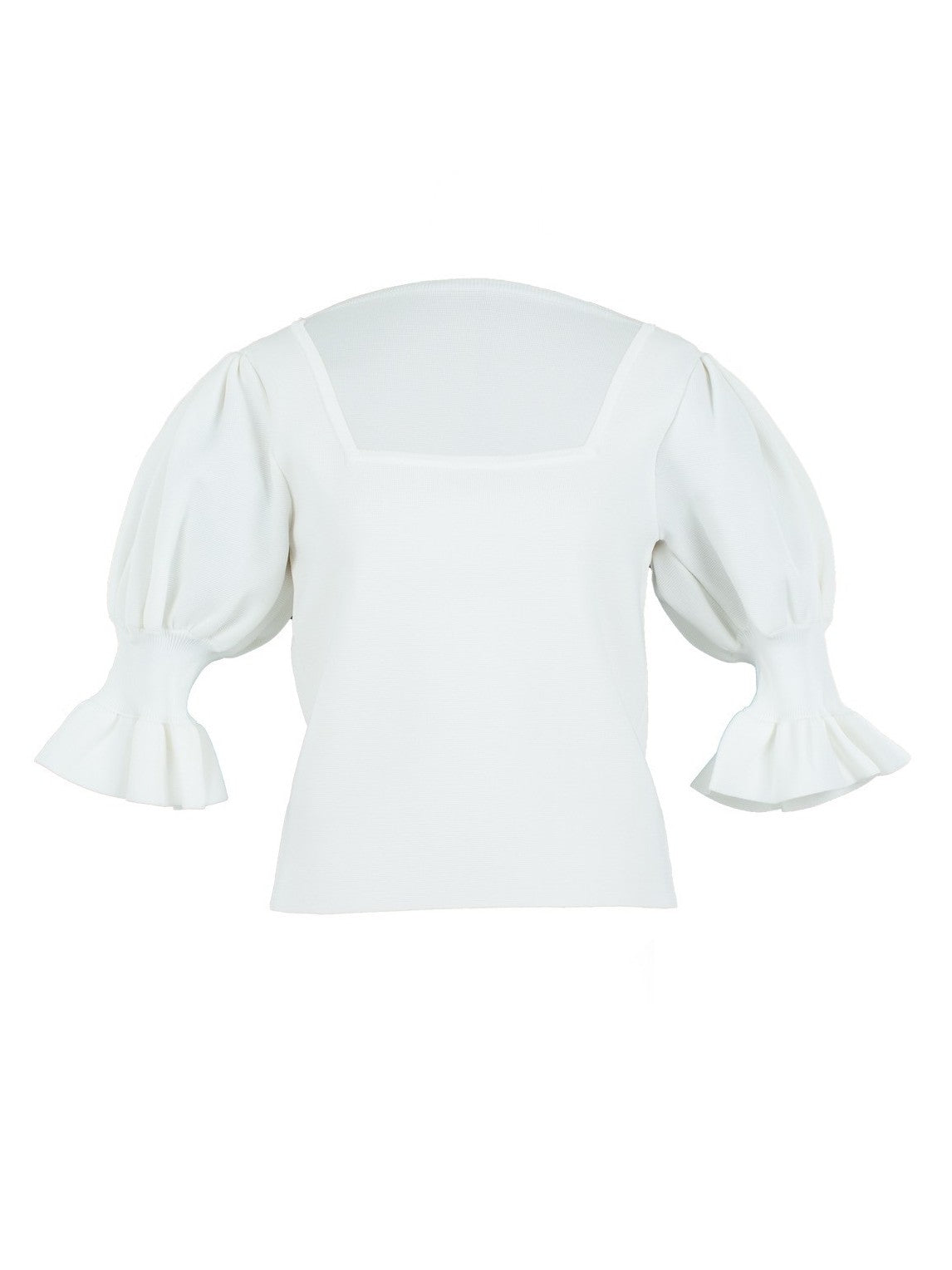 Square Puff Sleeve Knit Victor