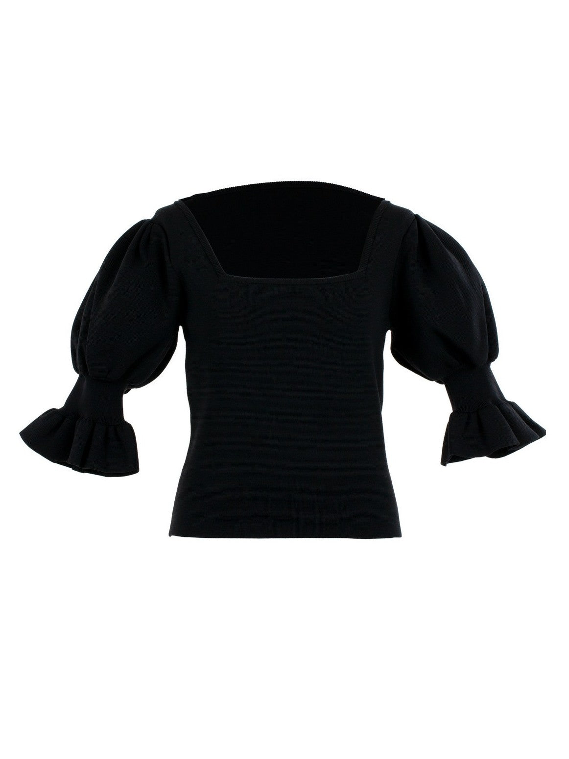 Square Puff Sleeve Knit Victor