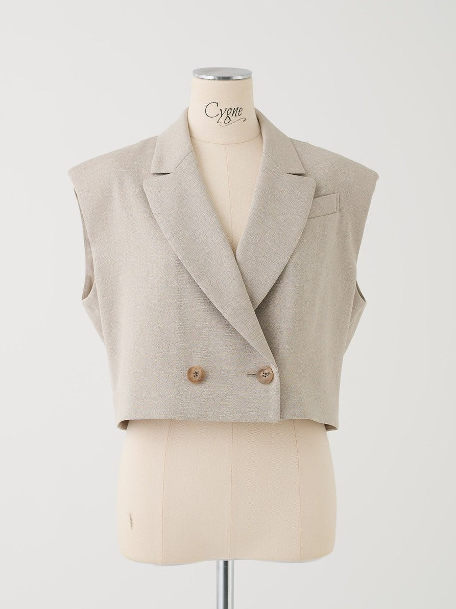 パワショルショート丈ジレ Patric