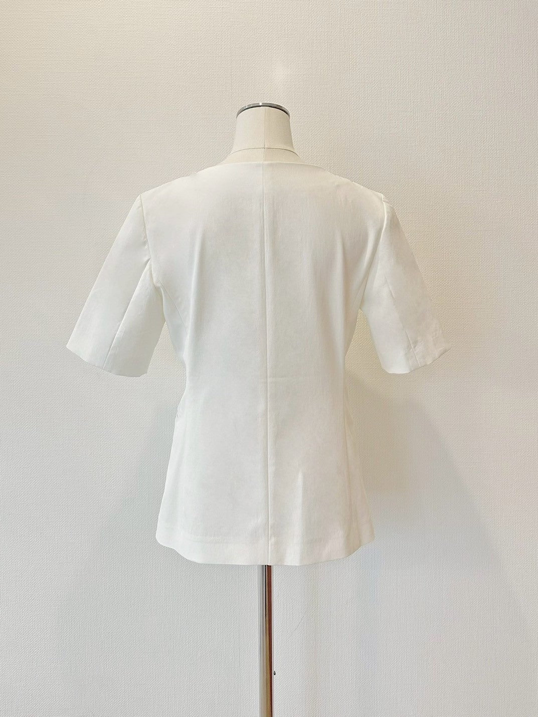 Square collar short sleeve jacket Chary