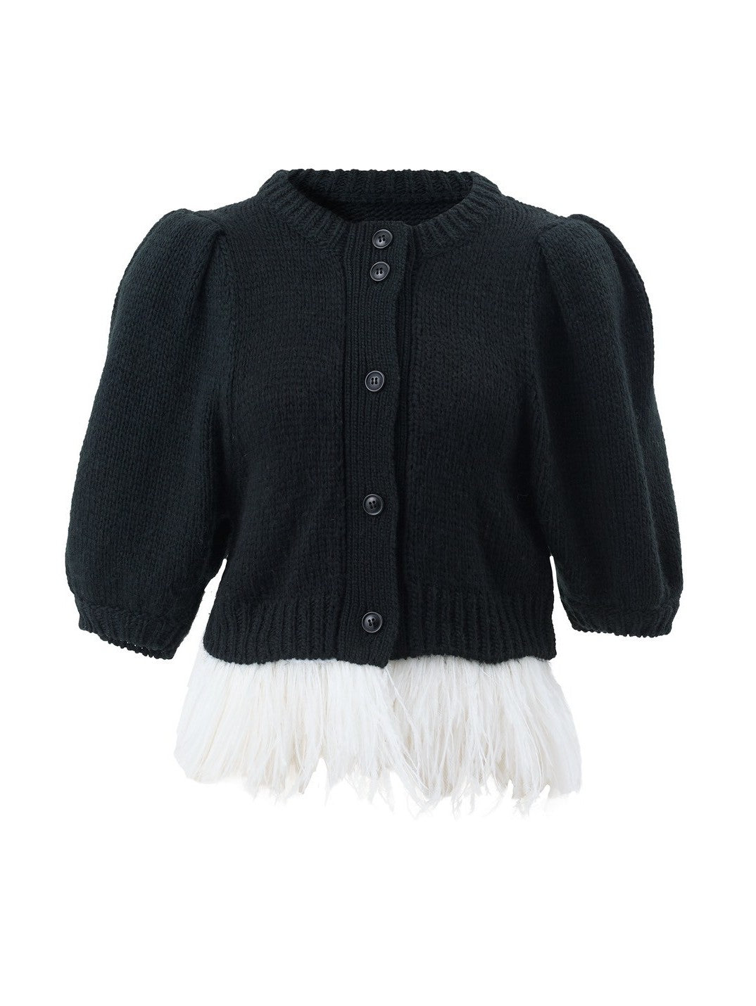 フェザーニットカーディガン Maxine