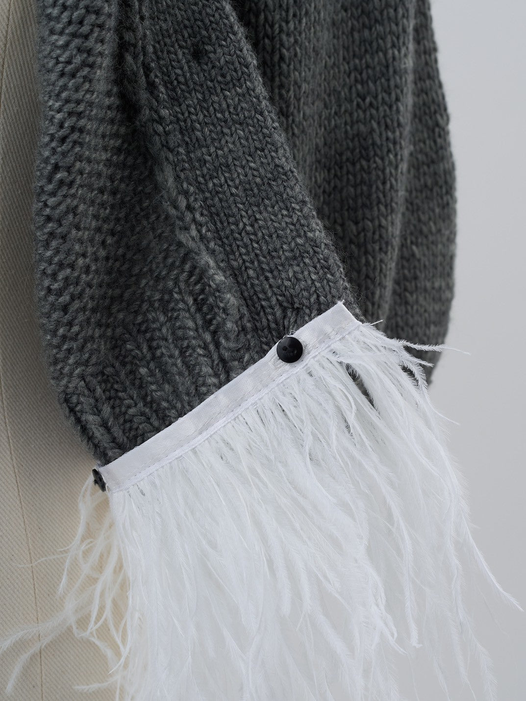 フェザーニットカーディガン Maxine