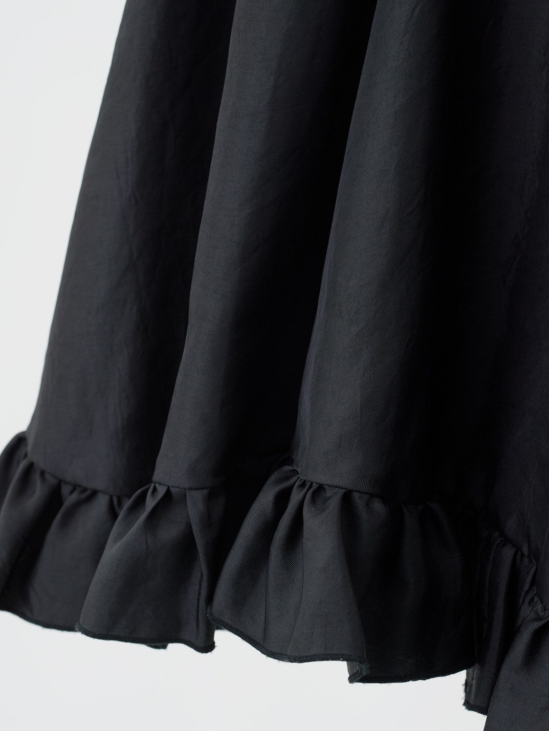 Jean flared frill top