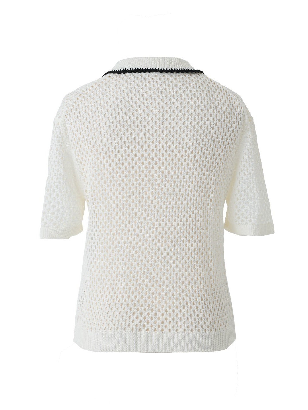 Morru openwork knit polo shirt