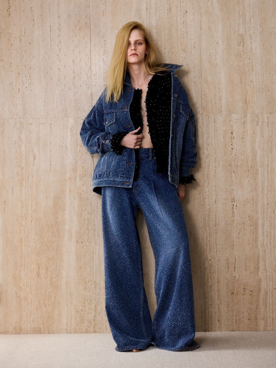 ファンシーデニムジャケット Romeo