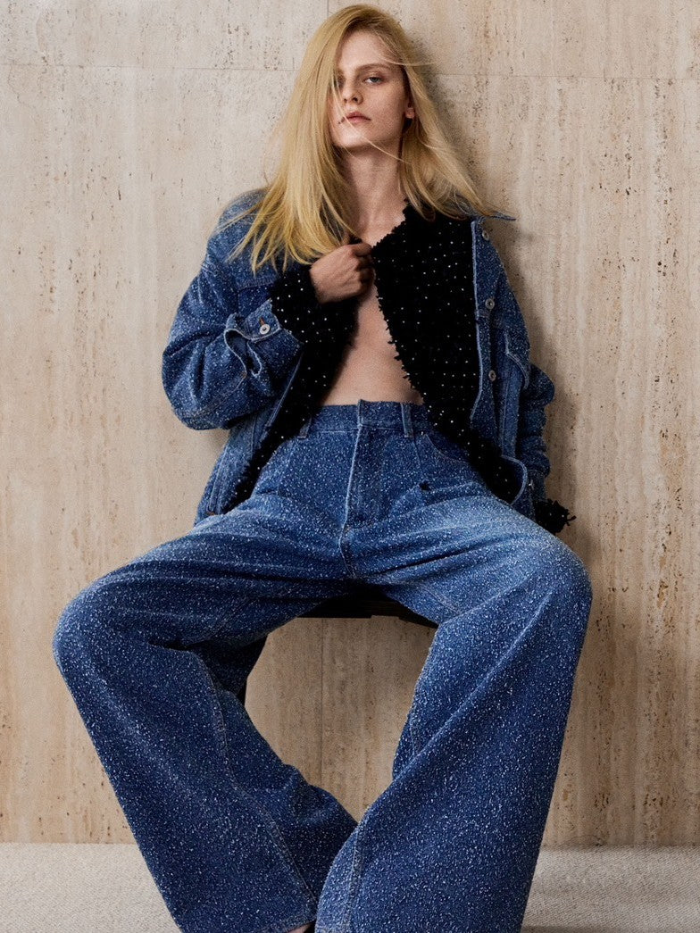 ファンシーデニムジャケット Romeo