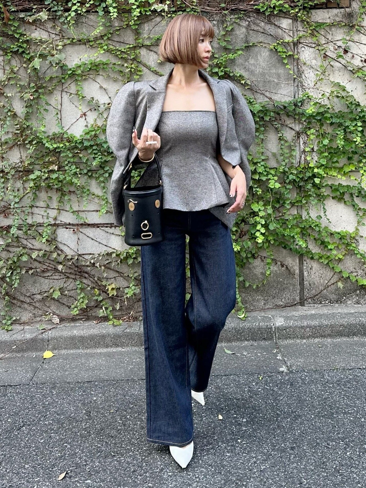 モデル身長:157.5㎝ / サイズ:0