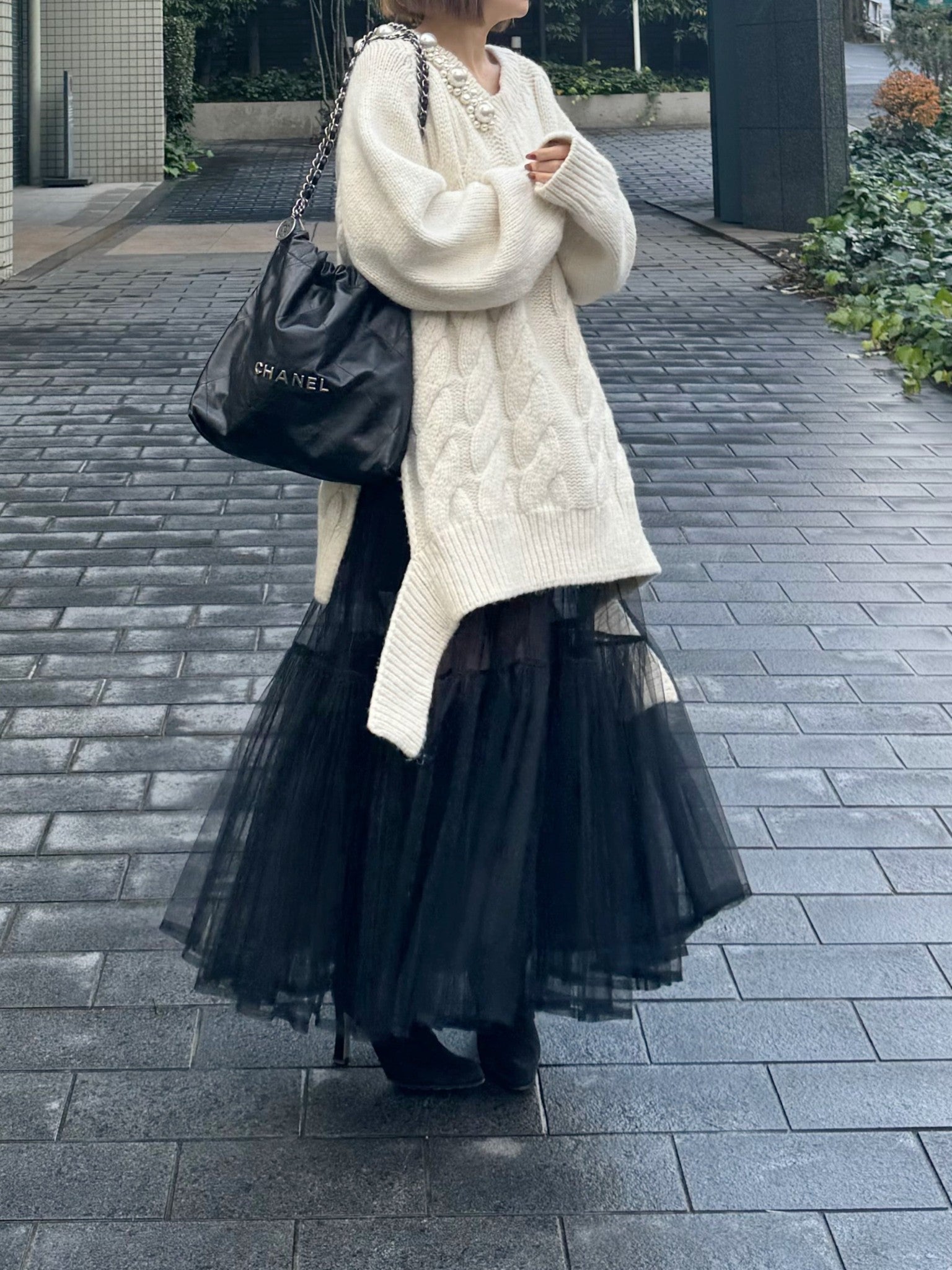 モデル身長:157.5㎝ / サイズ:0