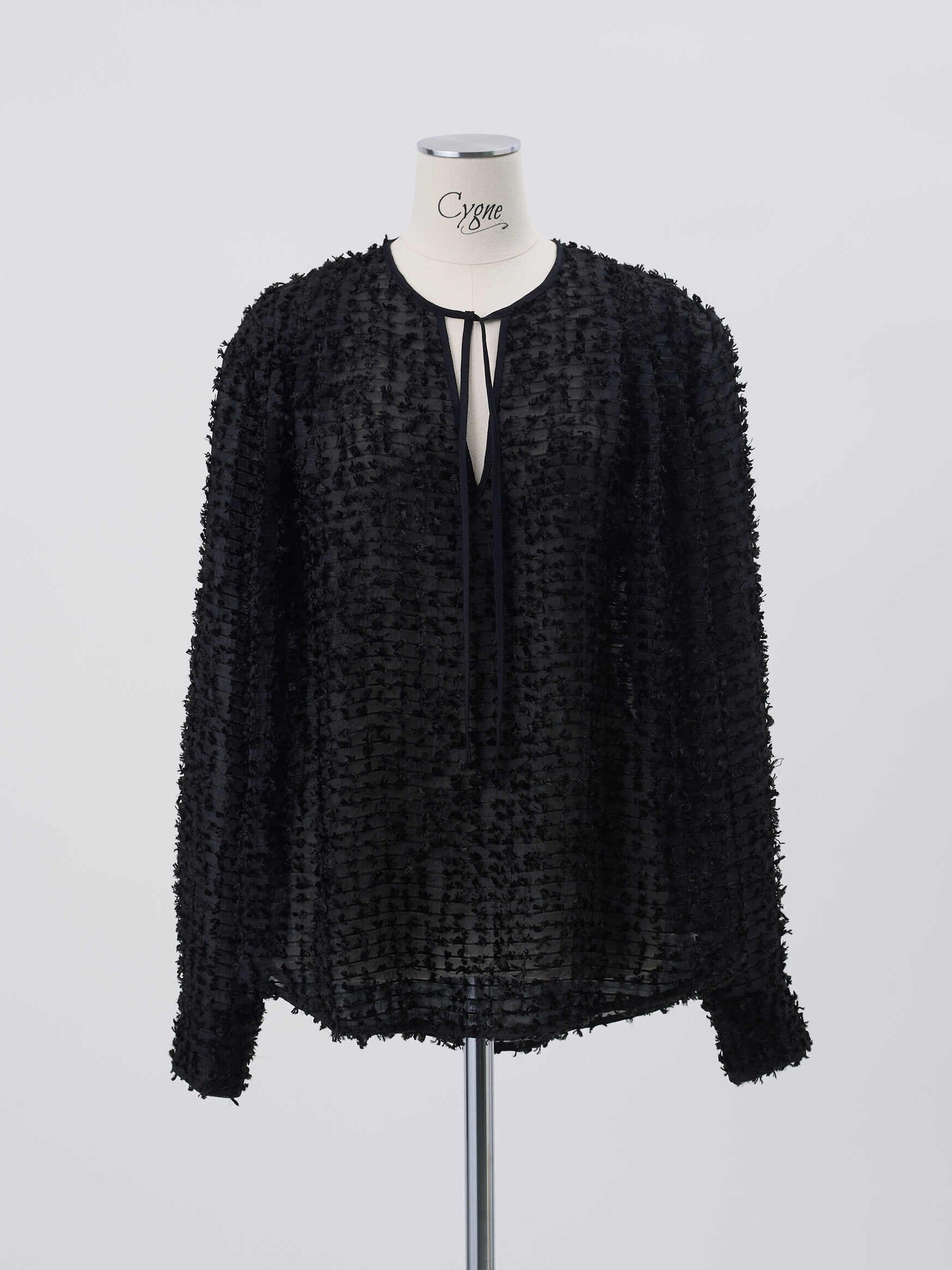 カットジャガードブラウス Margot