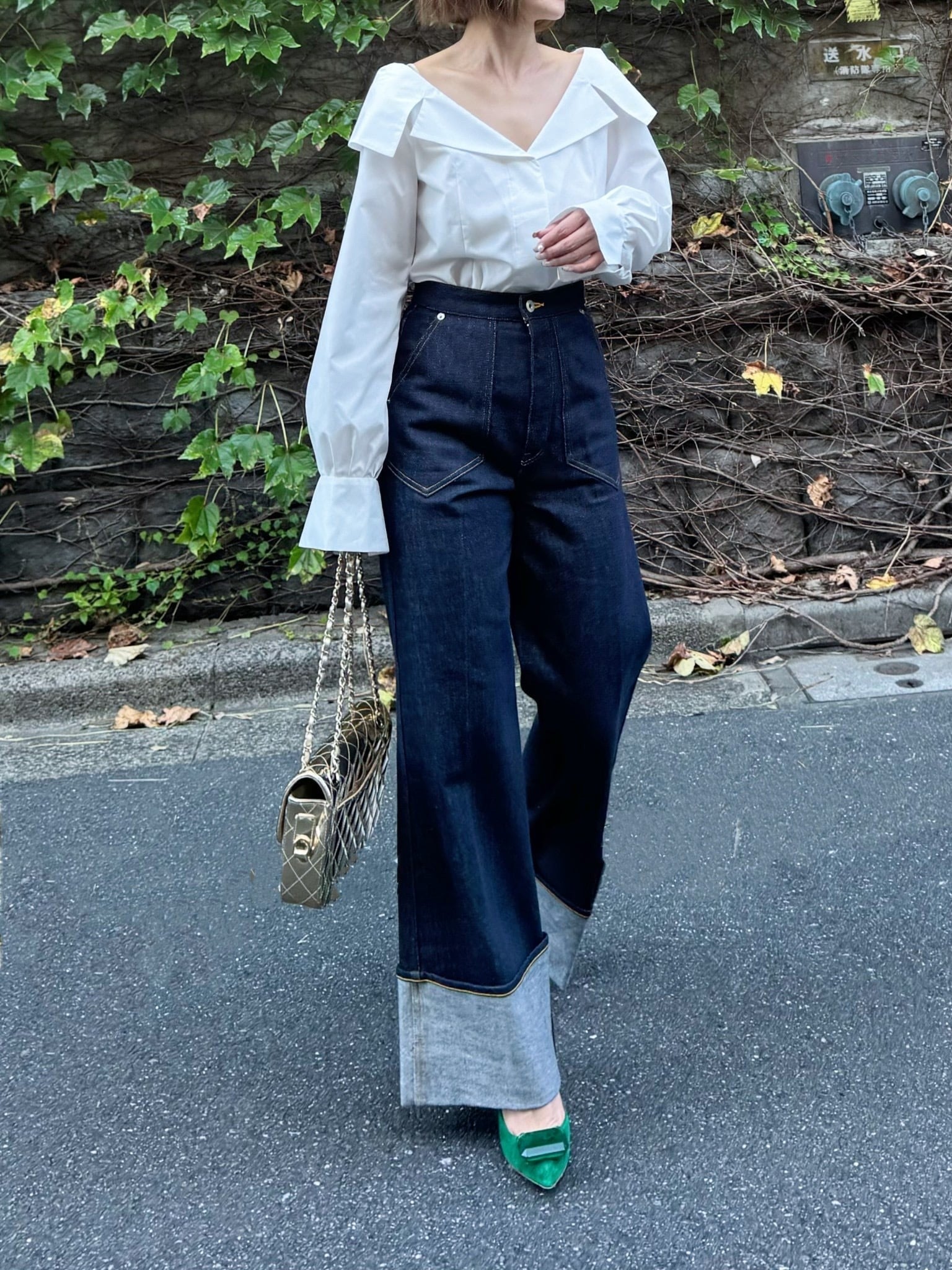 モデル身長:157.5㎝ / サイズ:0