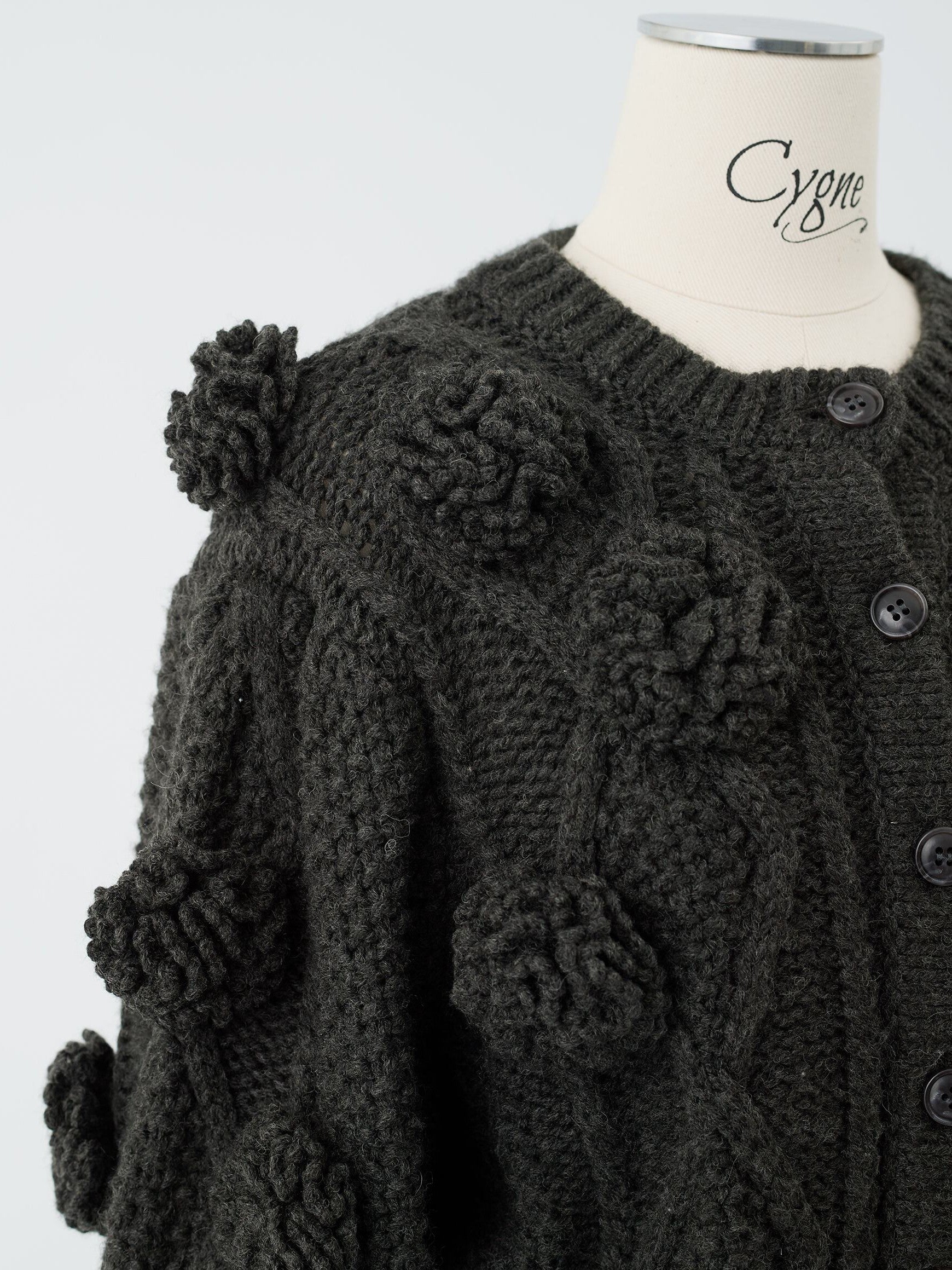 フラワーモチーフカーディガン Rose