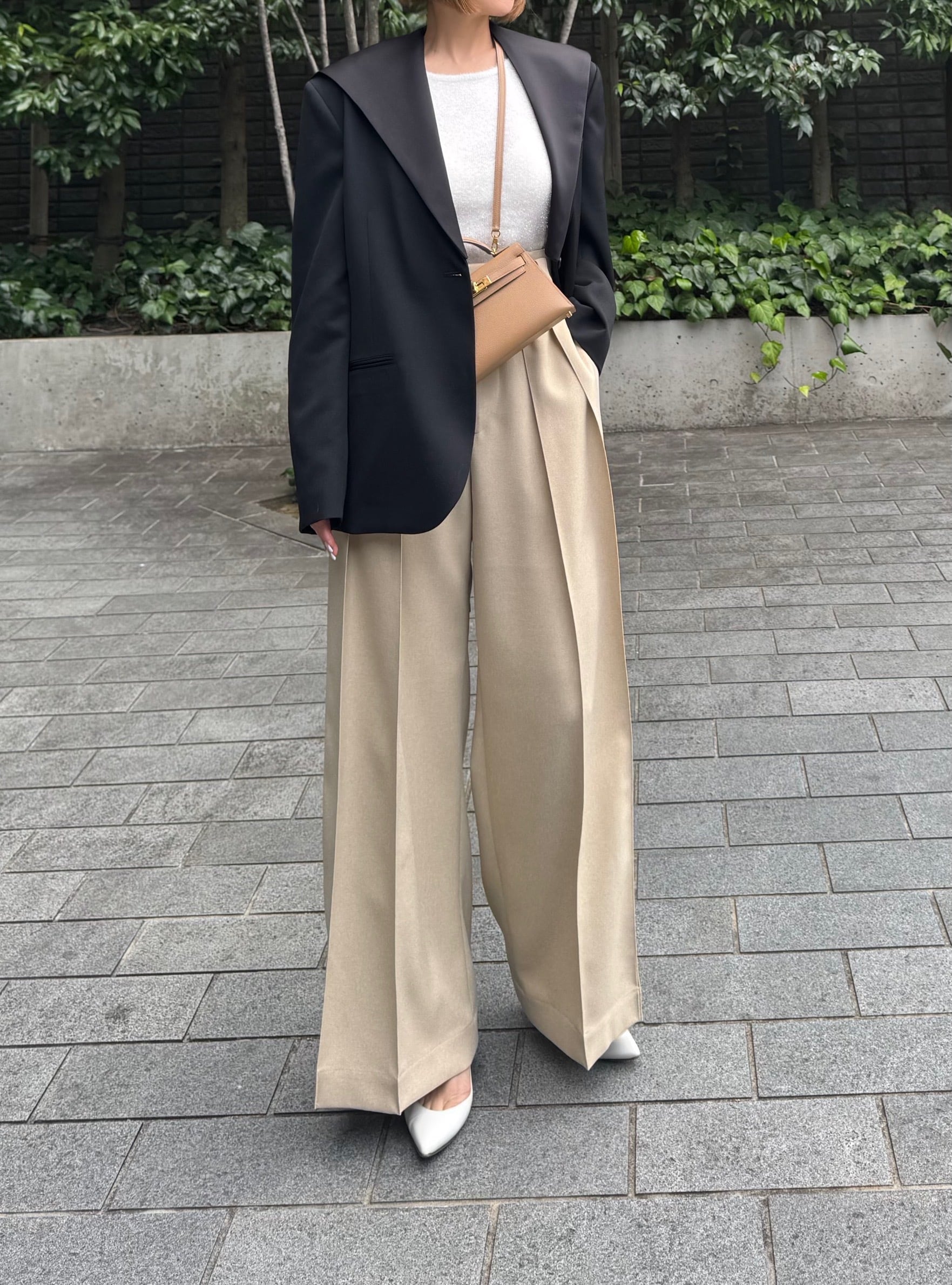 モデル身長:157.5㎝ / サイズ:FREE