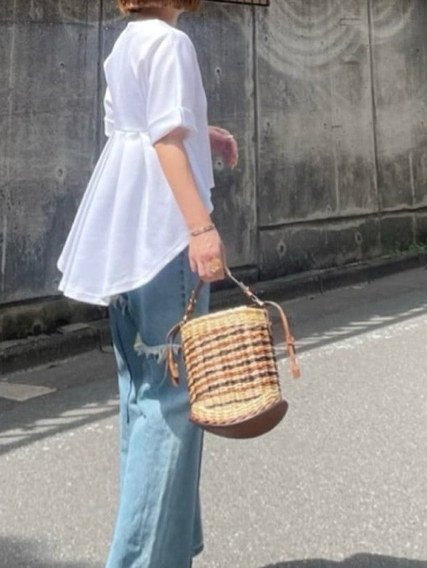 モデル身長:157.5㎝ / サイズ:FREE