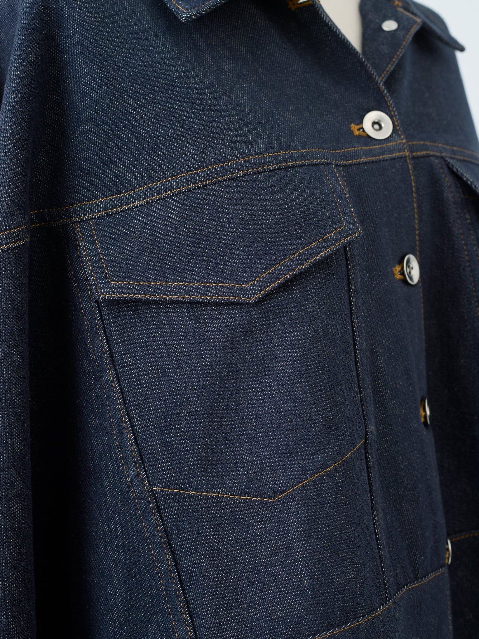 フレアデニムショートジャケット cia