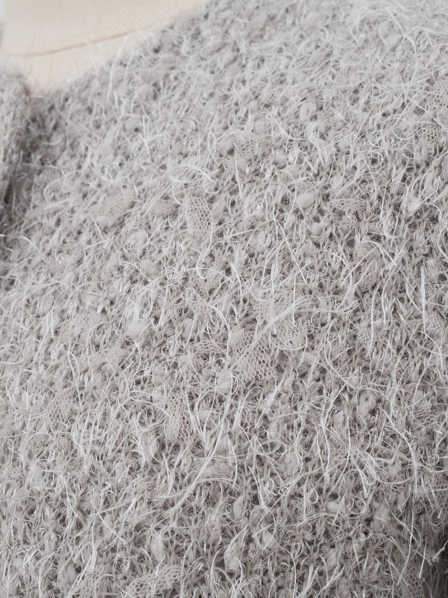 Yvonne shaggy tweed jacket