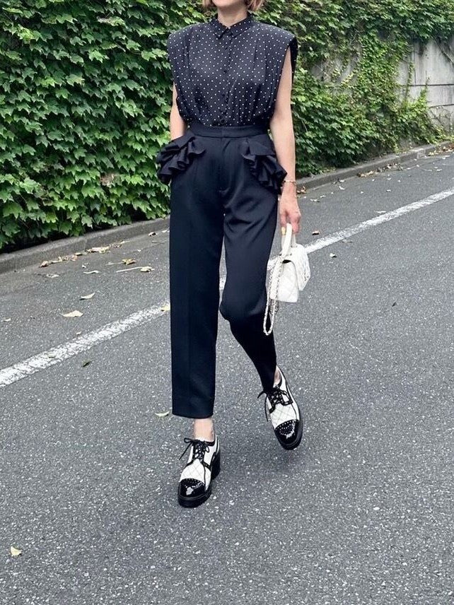 モデル身長:157.5㎝ / サイズ:FREE