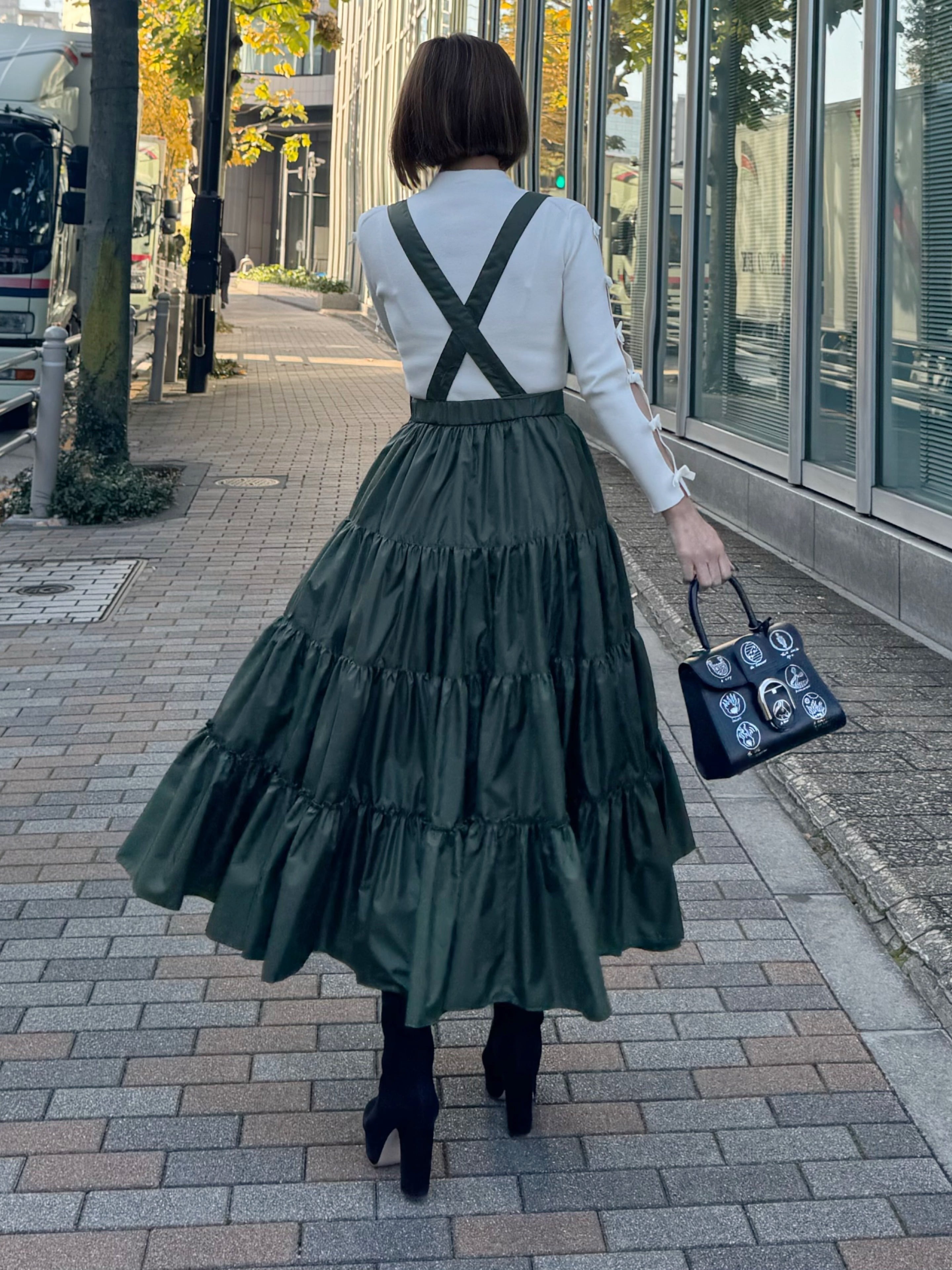 モデル身長:157.5㎝ / サイズ:0