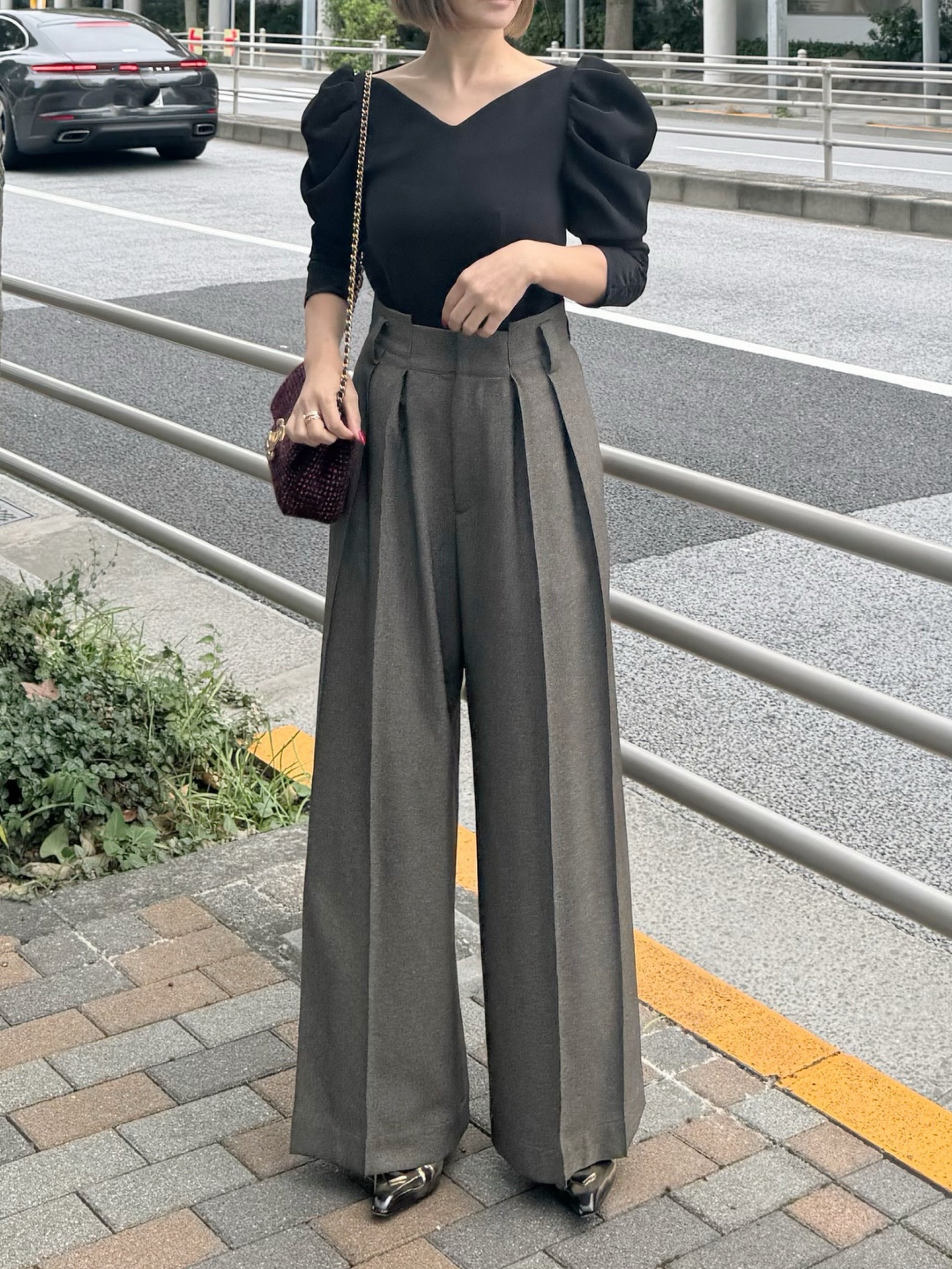 モデル身長:157.5㎝ / サイズ:0