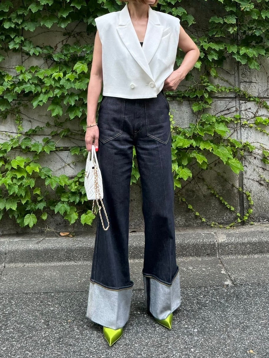 モデル身長:157.5㎝ / サイズ:FREE